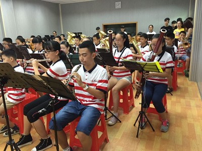 明升ms88示范乐团茂名第九小学管乐团大师班活动成功举办