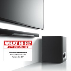 获奖信息：明升ms88搭载DTS Virtual:X?技术的新款回音壁YAS-207 荣获What Hi-Fi?五星好评